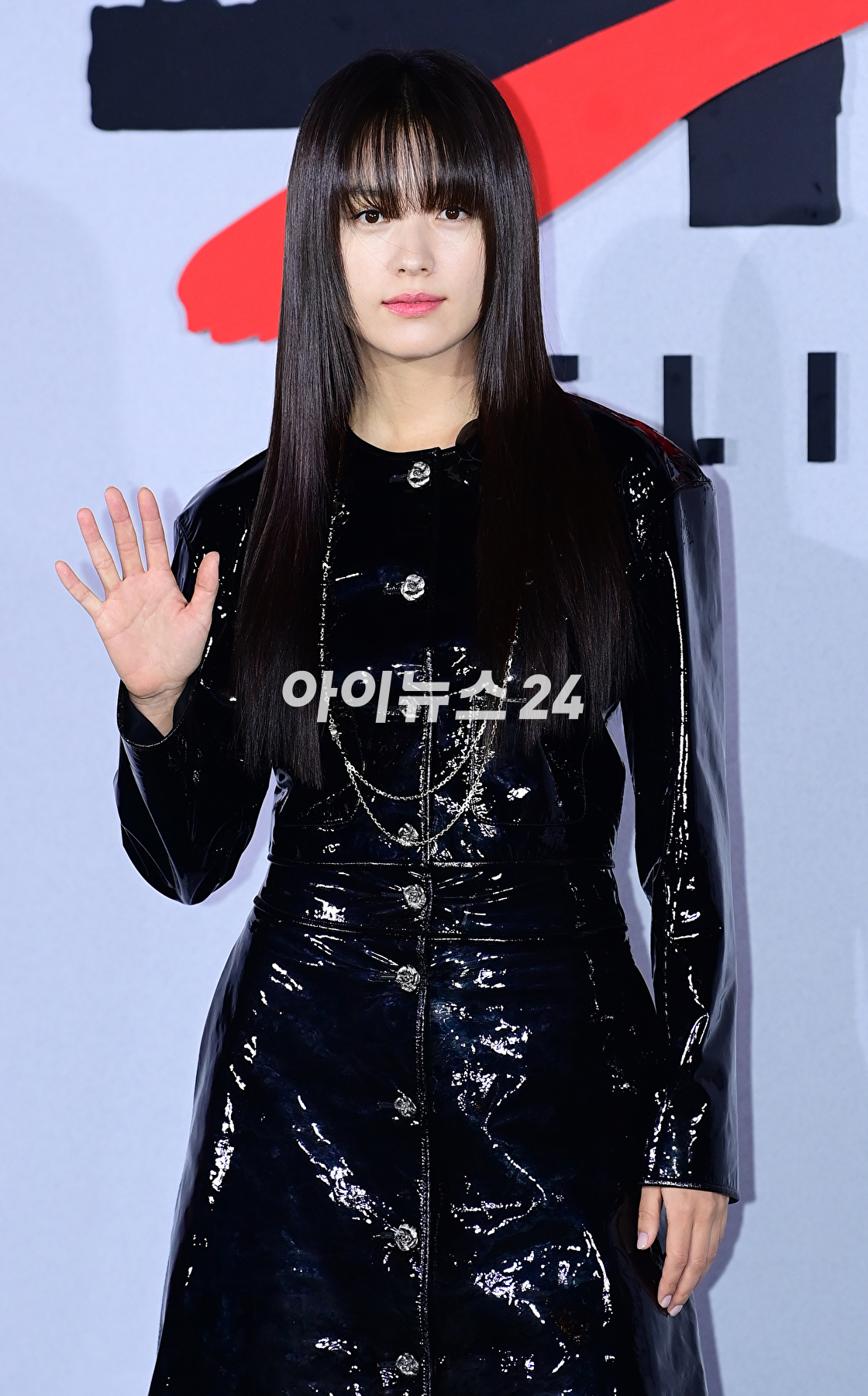 배우 한효주가 14일 오전 서울 용산구 CGV 아이파크몰에서 열린 넷플릭스 영화 &#39;독전2&#39;(감독 백종열) 제작보고회에 참석하고 있다. [사진=정소희 기자]