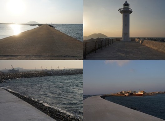 노약자 장애인을 위한 제주도 무장애여행 추천지 - 한수리 방파제길