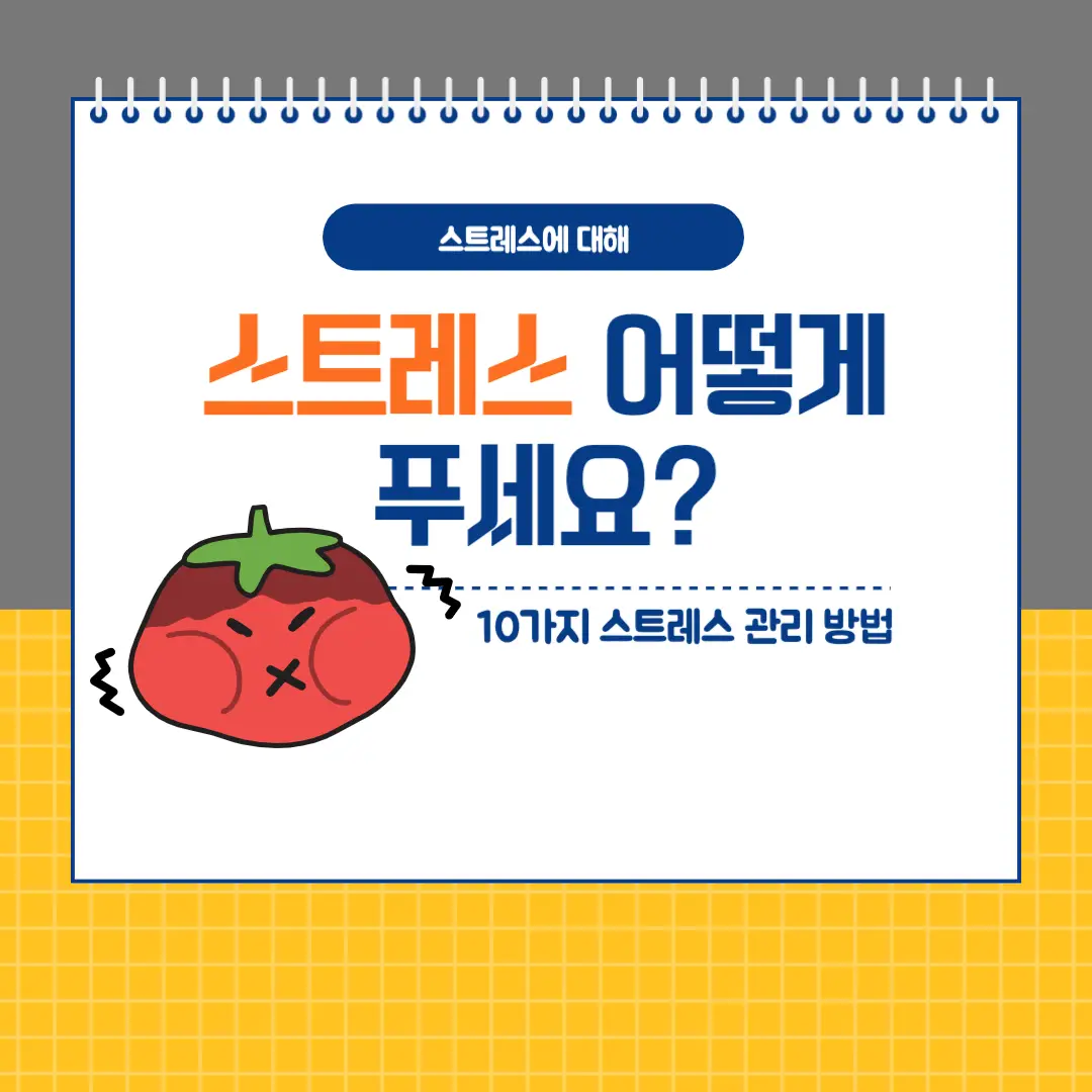 스트레스 관리 방법