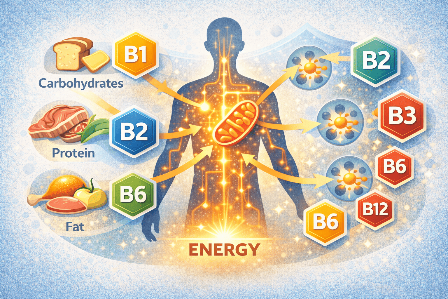 비타민B군과 에너지 대사 기반 피로 관리
