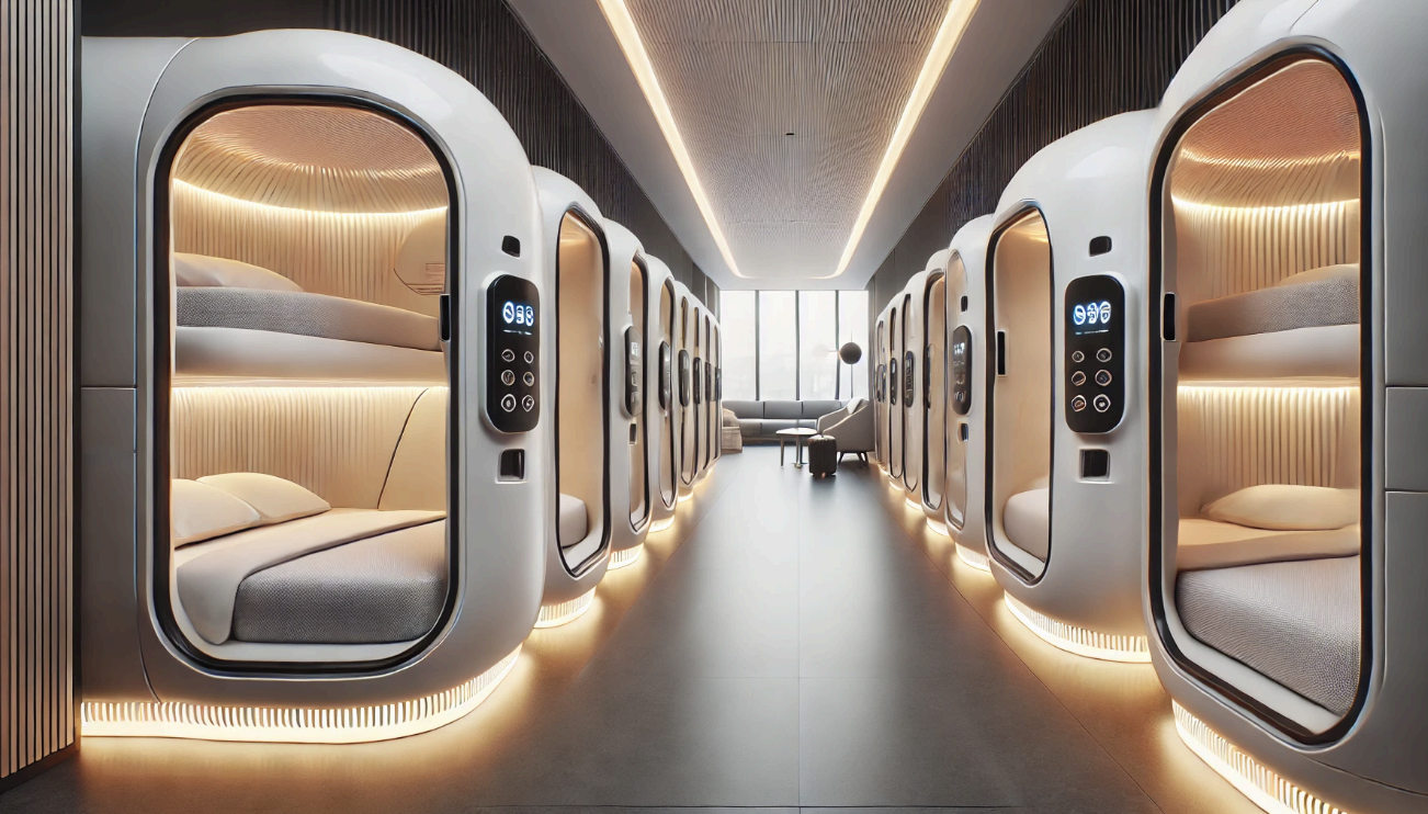 일본의 캡슐 호텔 – 미니멀리즘과 효율성을 극대화한 숙박 공간