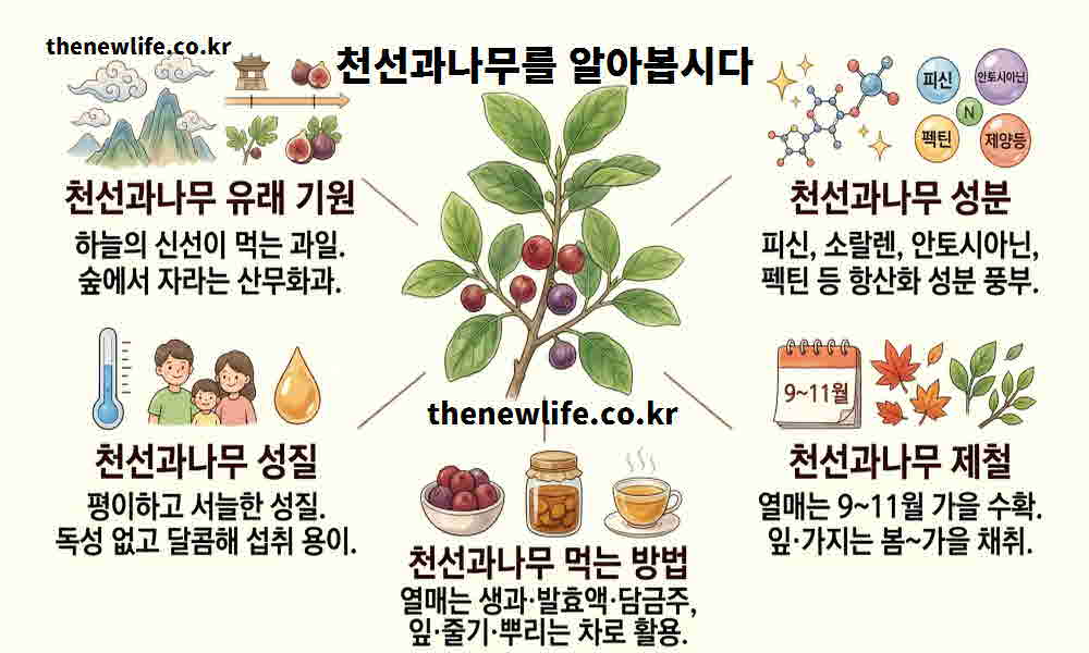 천선과나무 효능 기본정보