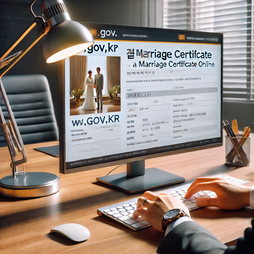 혼인관계증명서 인터넷 모바일 발급방법 관련 사진