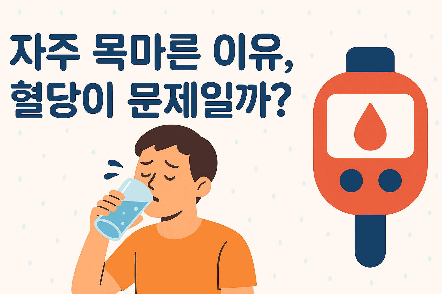 혈당 관련 사진
