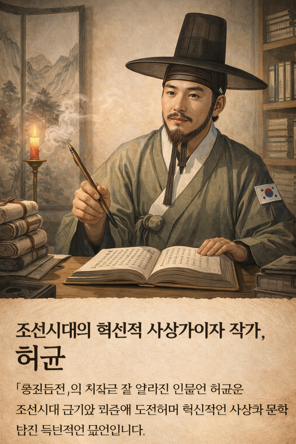 조선시대혁신적작가 허균