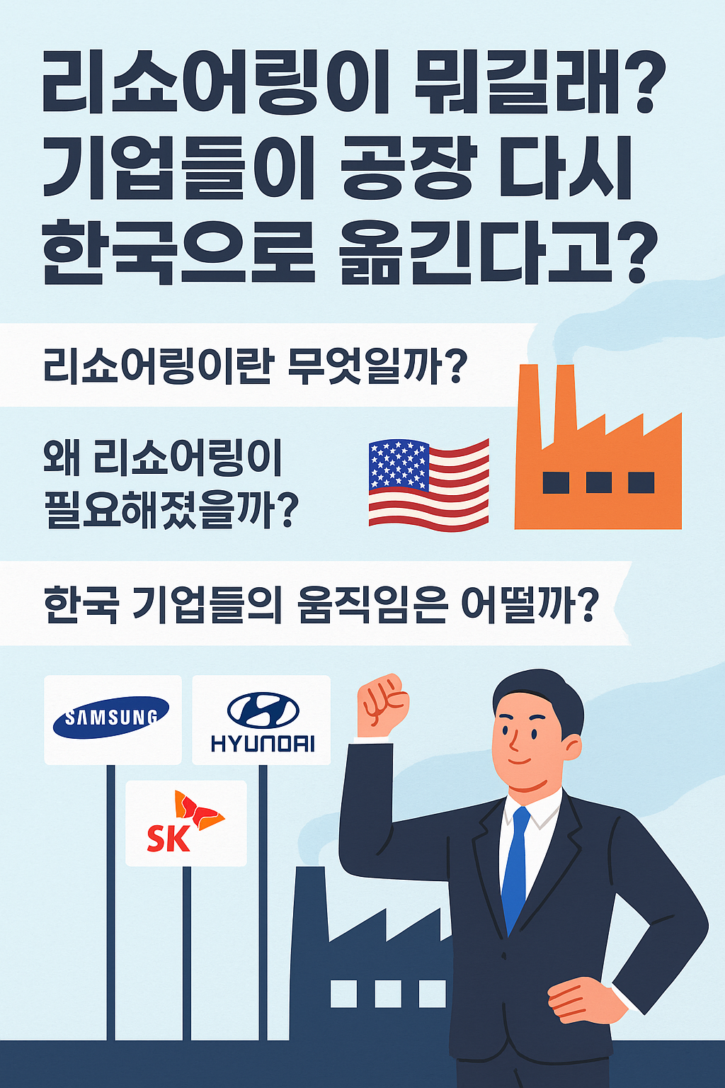 리쇼어링이 뭐길래? 기업들이 공장 다시 한국으로 옮긴다고?