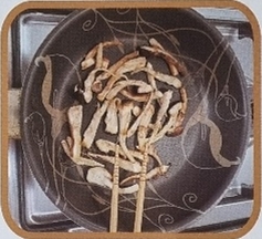 참송이버섯 볶기