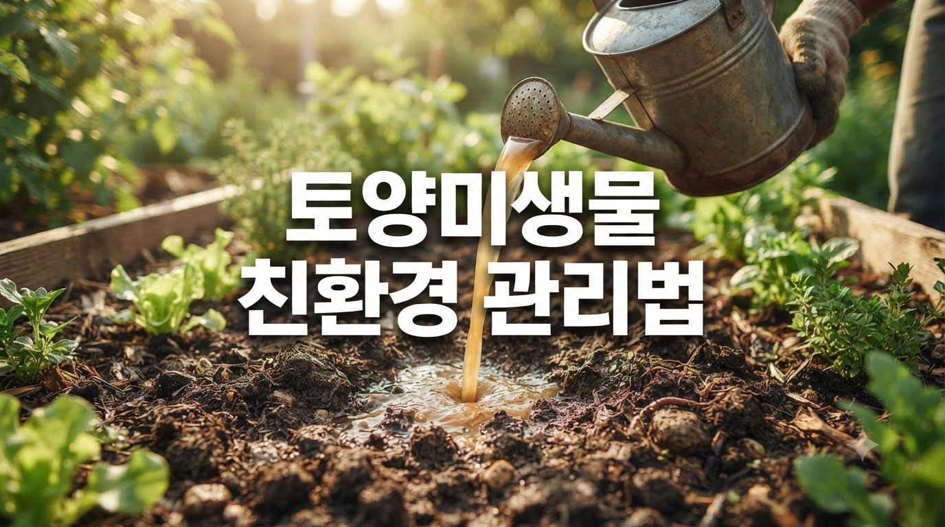 토양 미생물 친환경 관리법