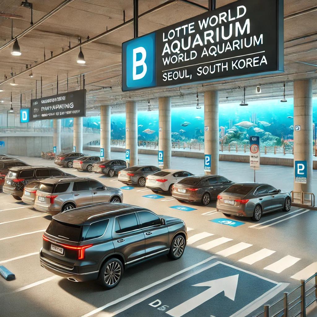 롯데월드 아쿠아리움 주차장