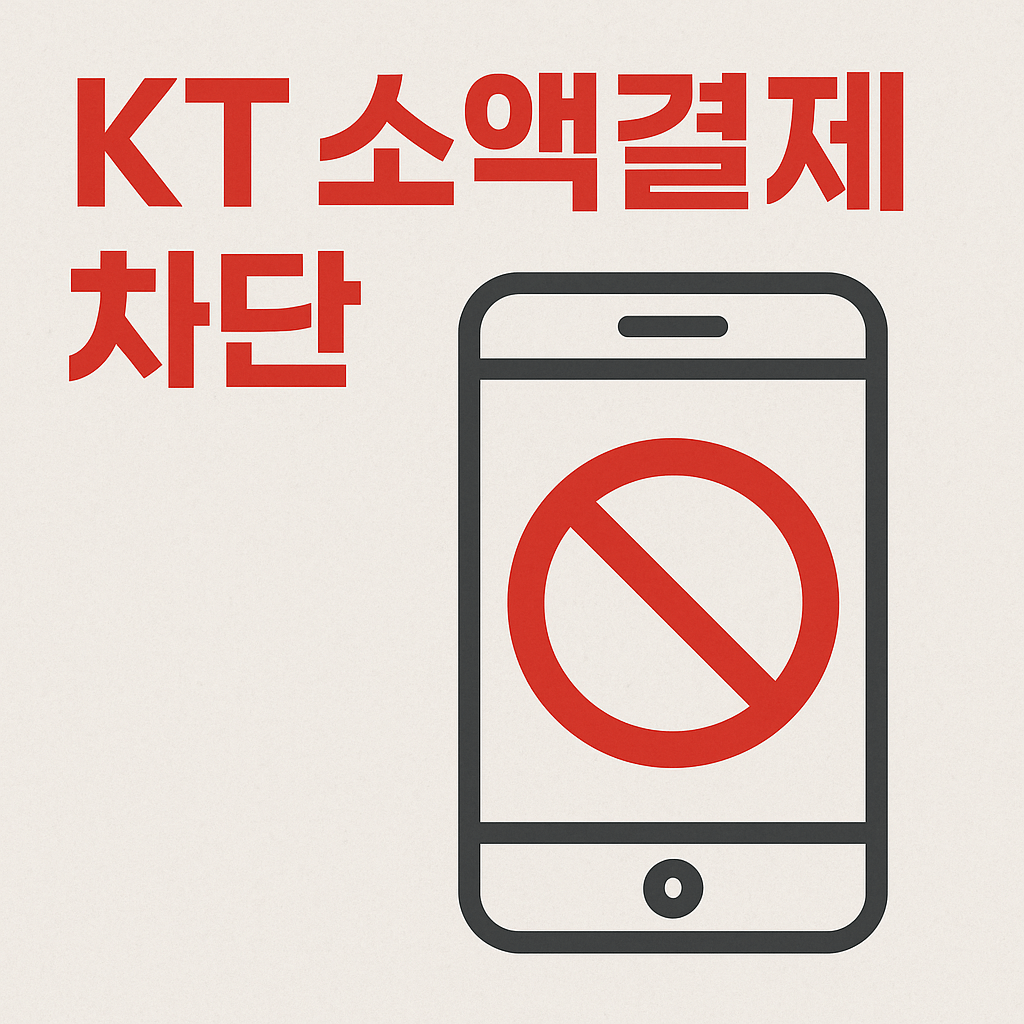 KT소액결제 차단