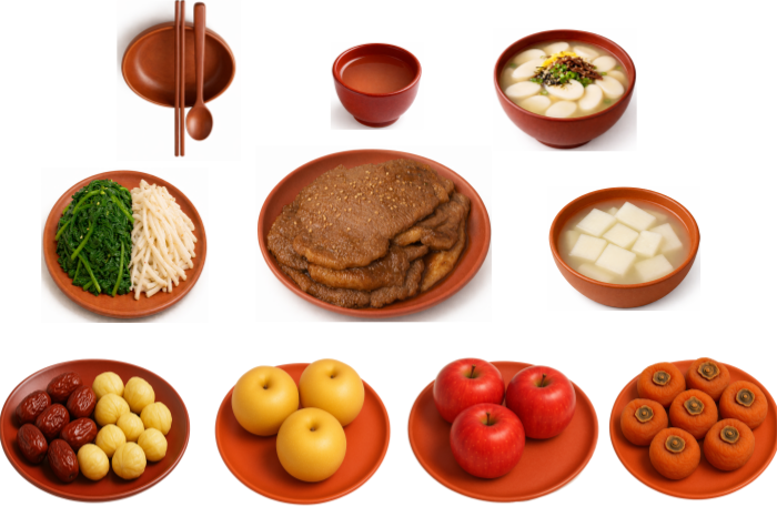 설 차례상 차림그림