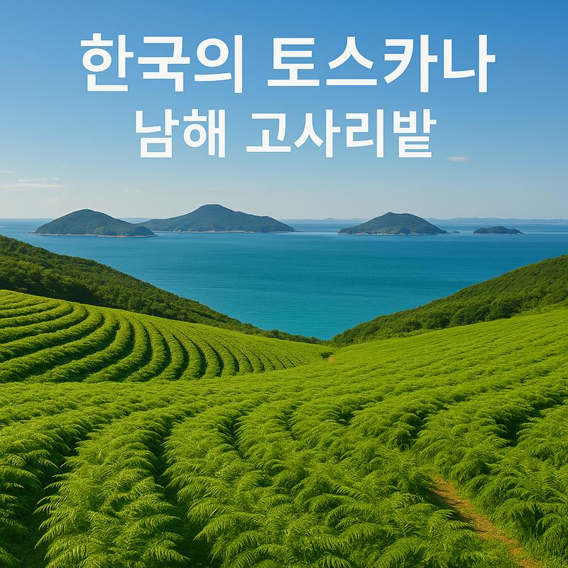 한국의 토스카나, 위대한 유산 66경 '남해 고사리밭길'