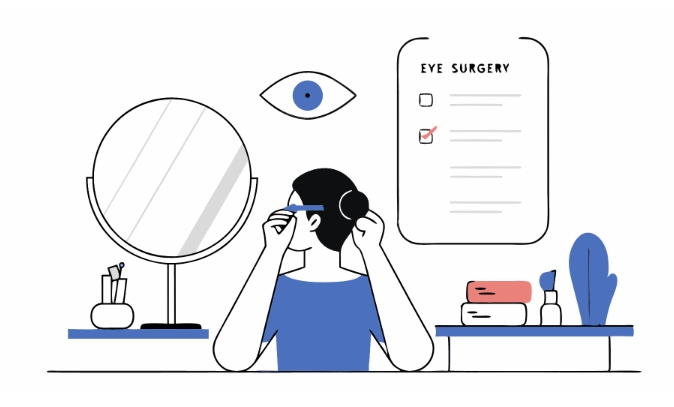 앞트임 수술 과정