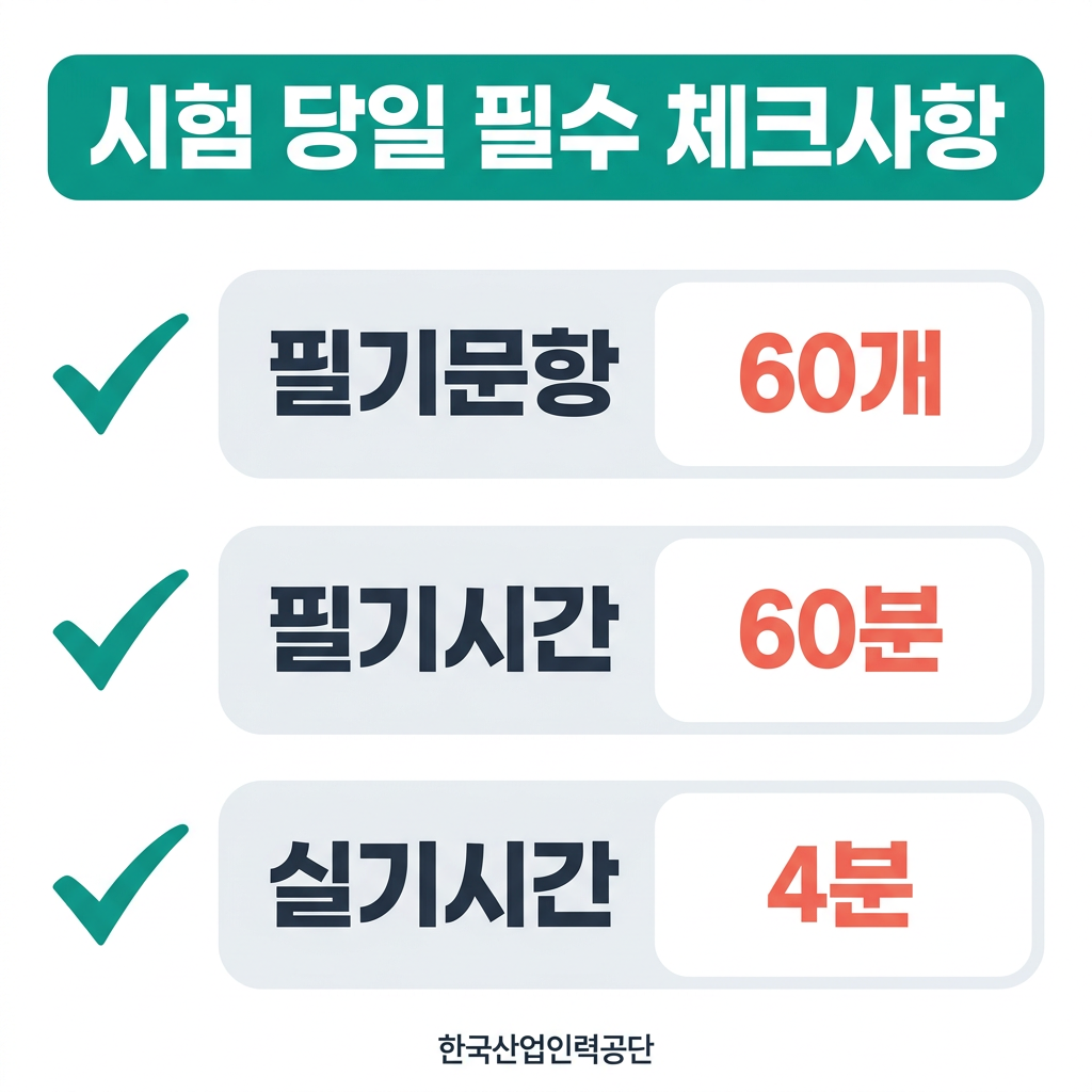시험 당일 필수 체크사항
