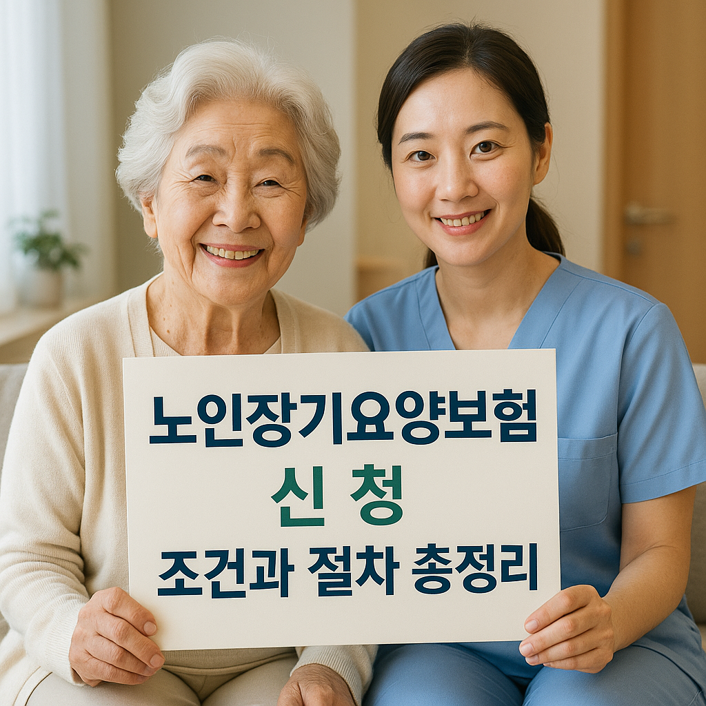 노인장기요양보험 신청 조건과 절차 총정리