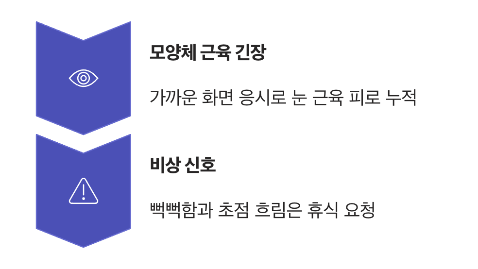 우리 눈이 보내는 비상 신호