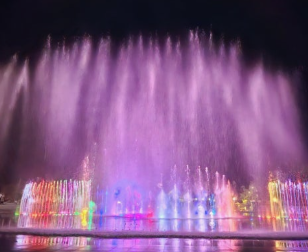 다대포해수욕장 낙조 분수쑈 사진자료