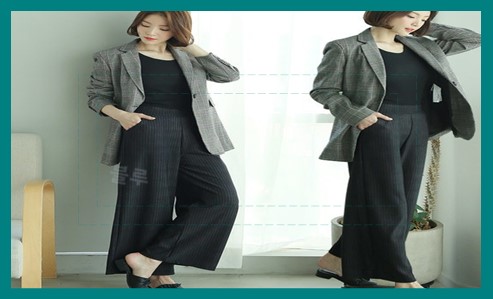 와이드 레그 팬츠