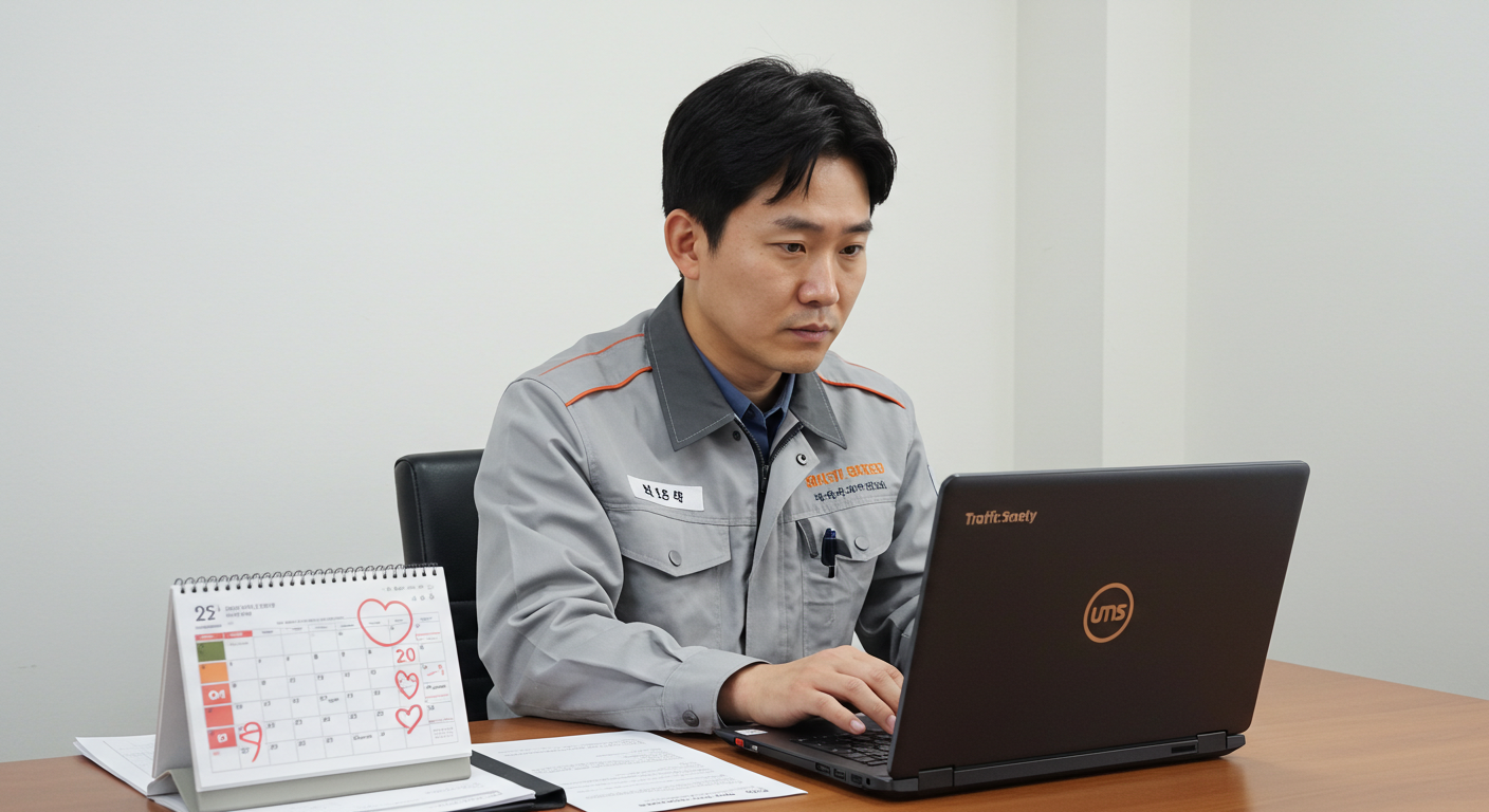 정지기간 단축, 경찰서 제출