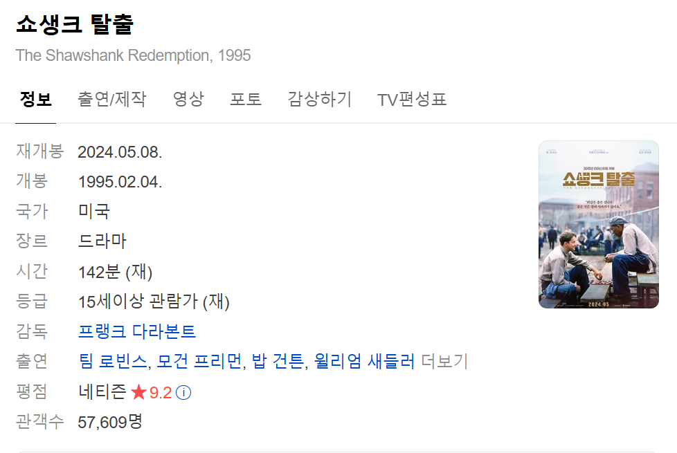 영화 기본 정보