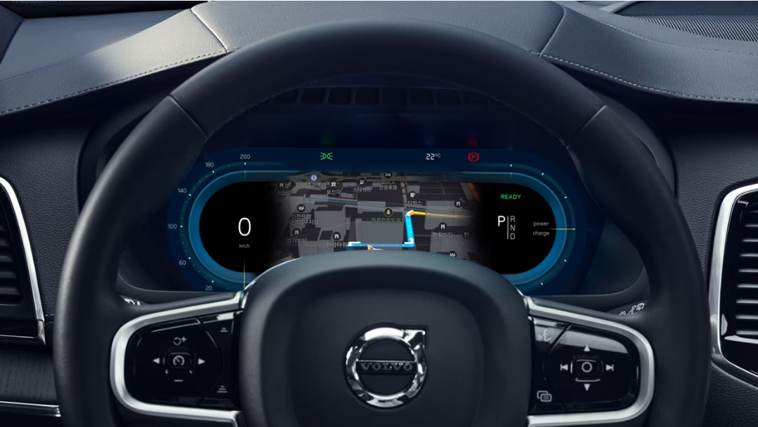 XC90 Recharge PHEV 계기판 사진 출처 볼보코리아 홈페이지