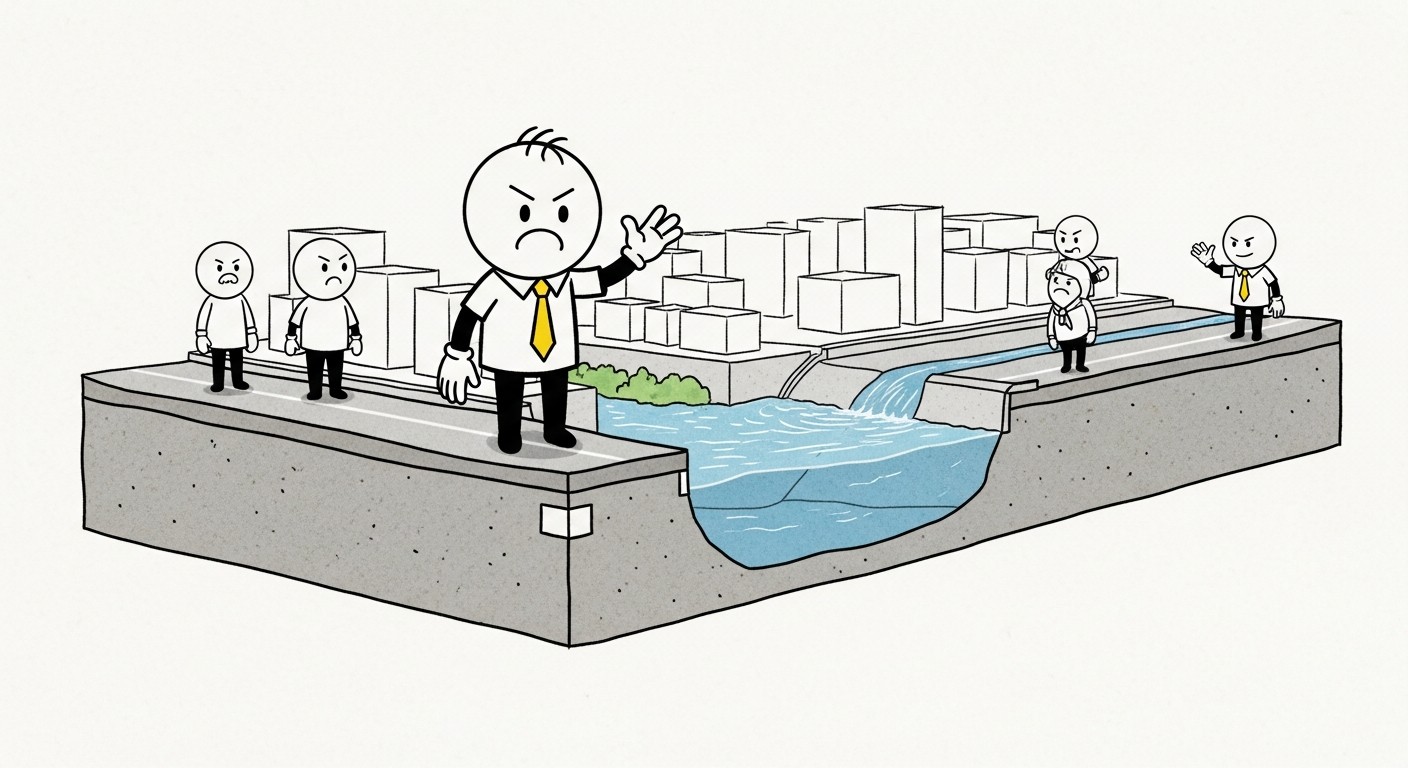 물길을 덮어 지면을 확보하는 복개 공법의 어원과 개념