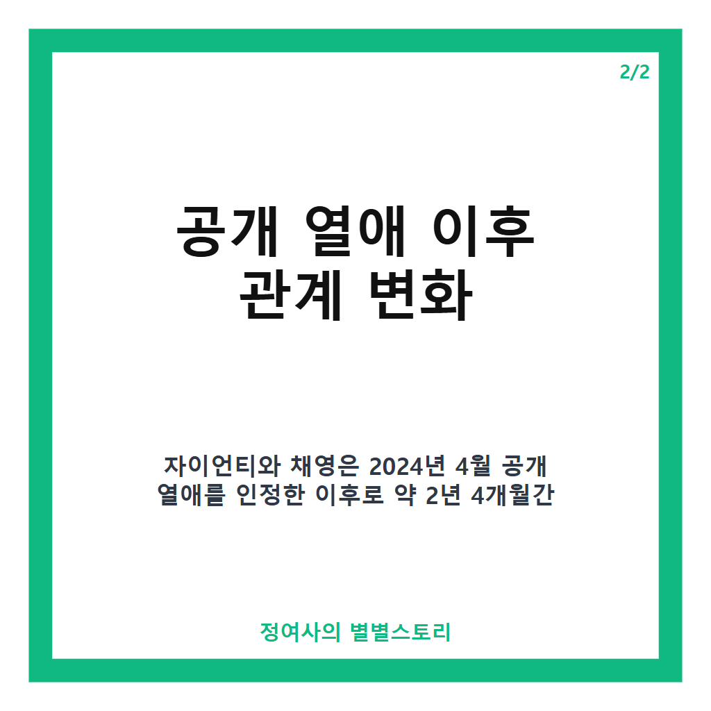 자이언티 채영, 결별 반박 중&hellip;양측 &ldquo;여전히 좋은 감정 유지하며 만남 이어가 카드뉴스 3