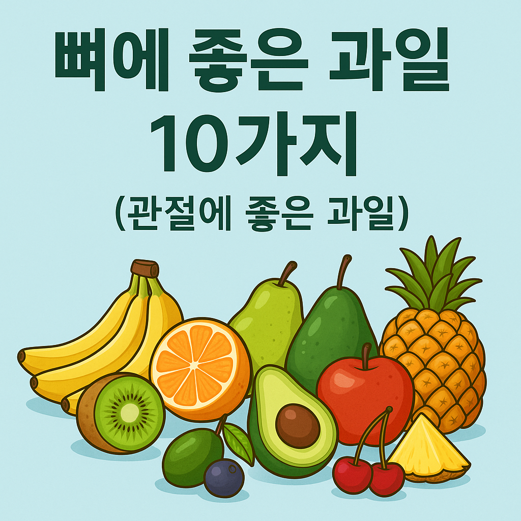 뼈에 좋은 과일 10가지