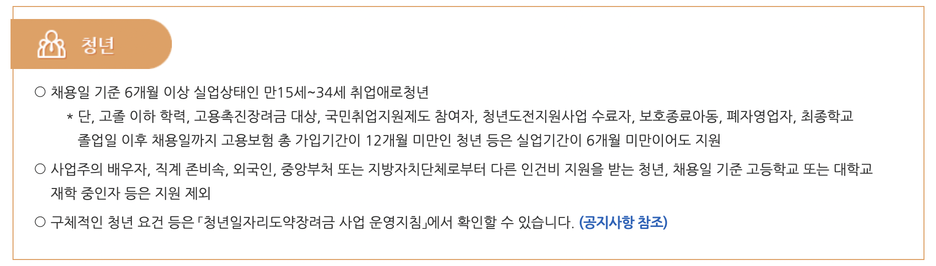 청년일자리도약장려금