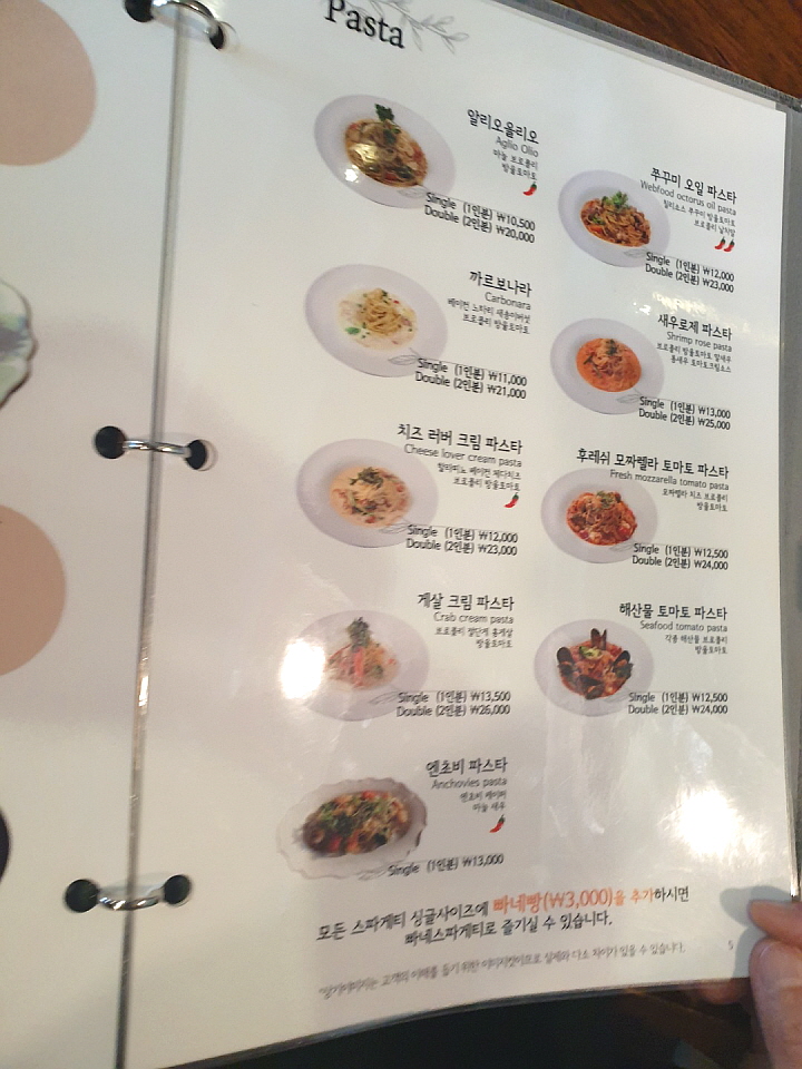 파스타 종류