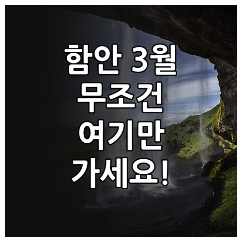 함안 3월 가볼만한 곳 무진정 말이산..