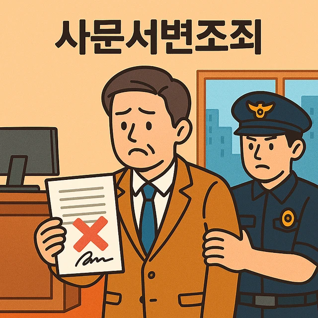사문서변조죄, 사문서위조행사죄