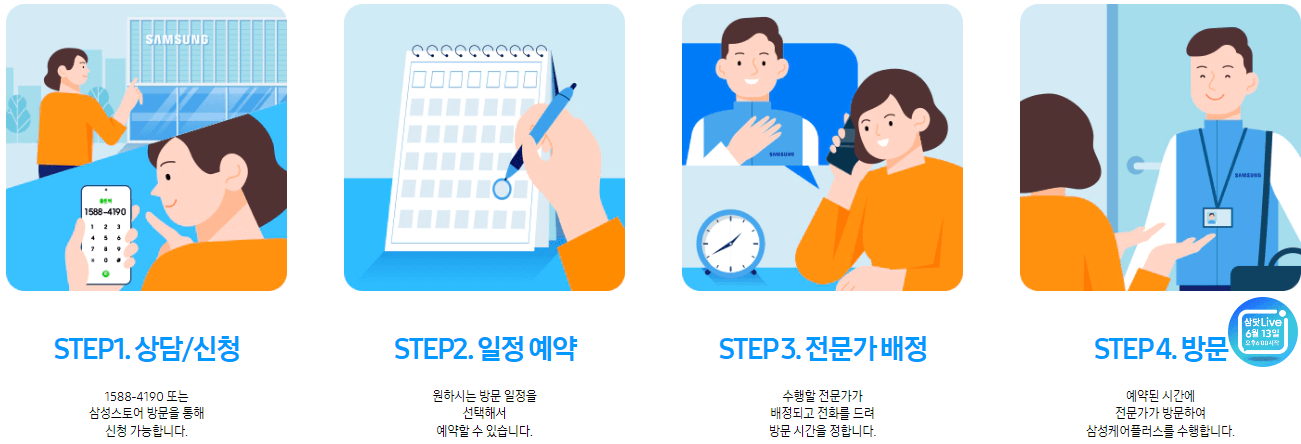 삼성케어플러스 에어컨 청소