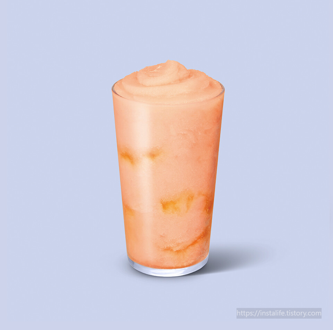 스타벅스 신메뉴 - 제주 팔삭 자몽 허니 블렌디드 이미지 입니다.