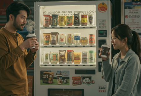 커피가 맺어준 사랑 이미지