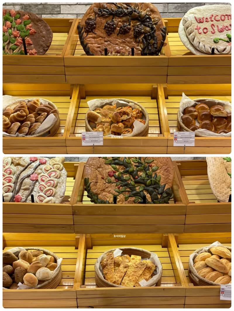 나트랑 스완도르 리조트 올 인클루시브 석식 빵종류