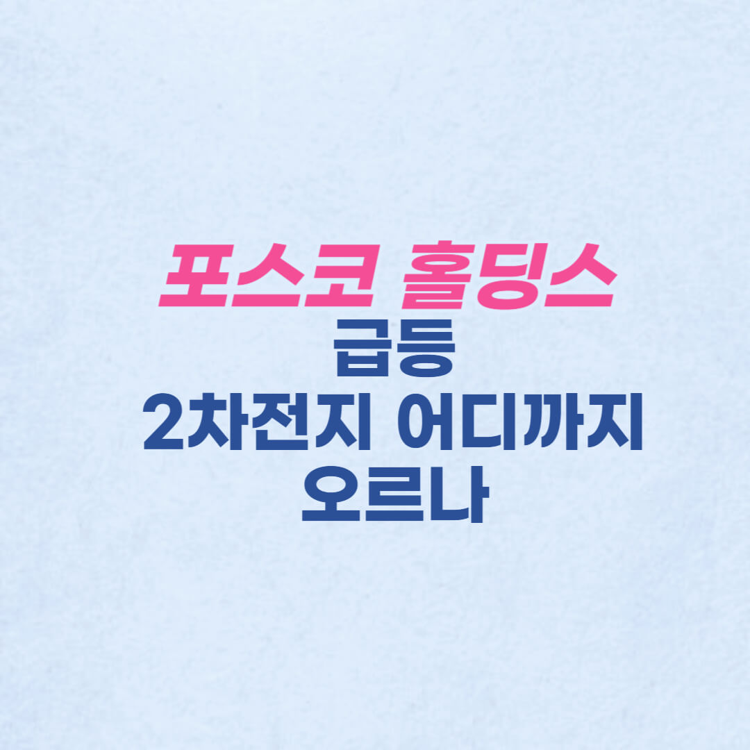 포스코-홀딩스-급등-2차전지-어디까지오르나-썸네일