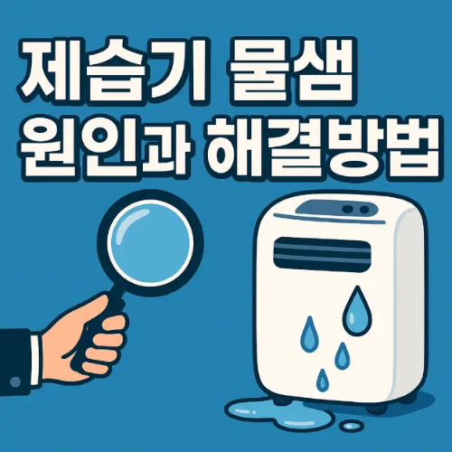썸네일-제습기-물샘-원인-해결방법
