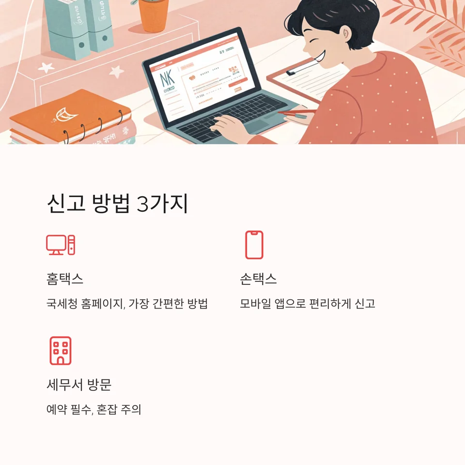 종합소득세 신고 준비 방법 - 사진