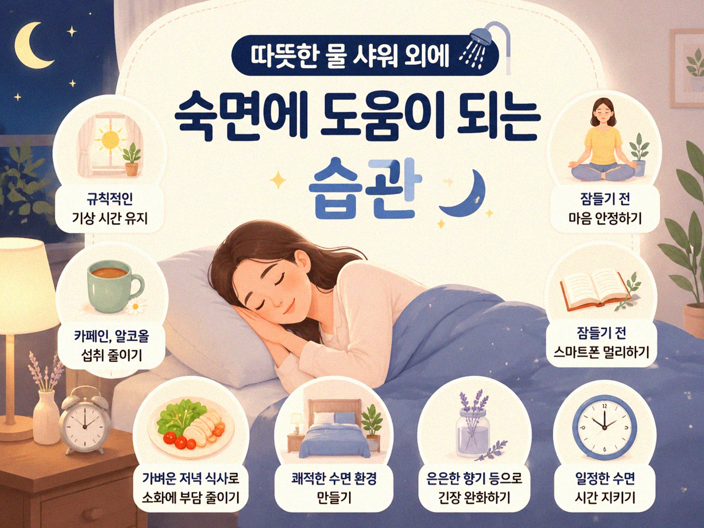 자기 전 따뜻한 물 샤워, 잠의 질을 바꾸는 비밀