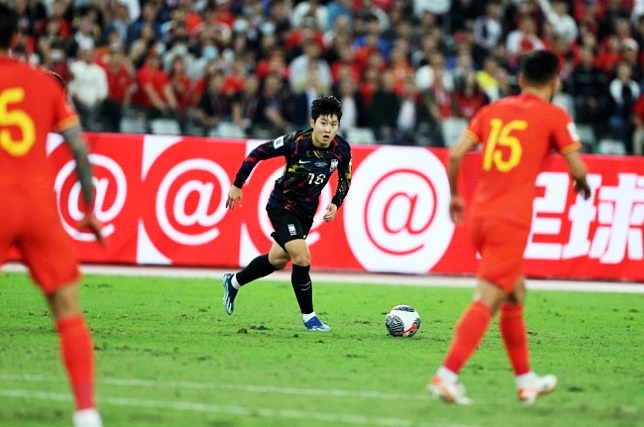 한국 중국 축구 하이라이트