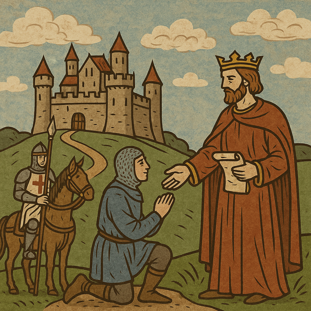 중세 유럽 성곽과 영주 봉신 관계