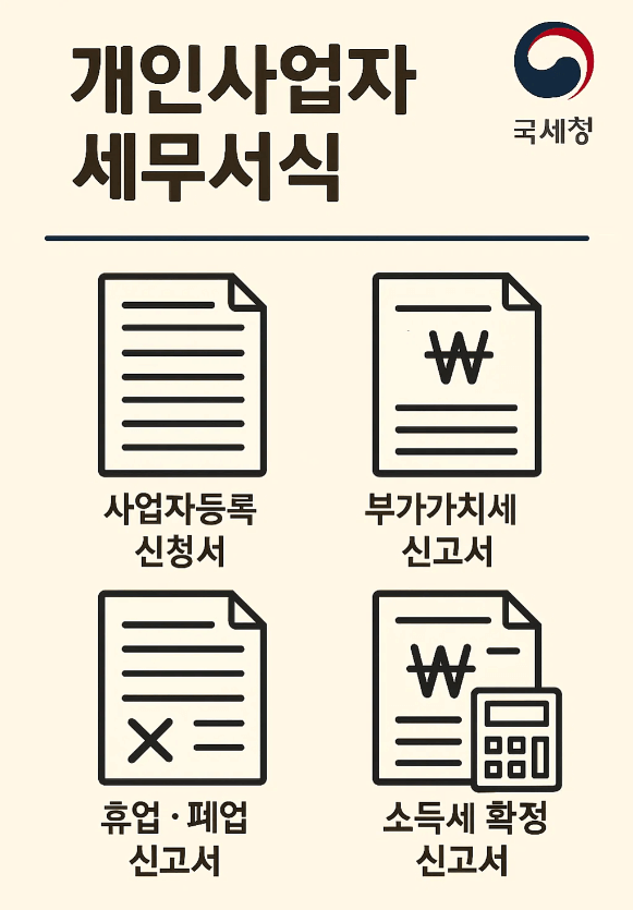 개인사업자가 알아야 할 국세청 세무서식