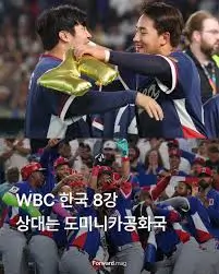 한국-도미니카-8강