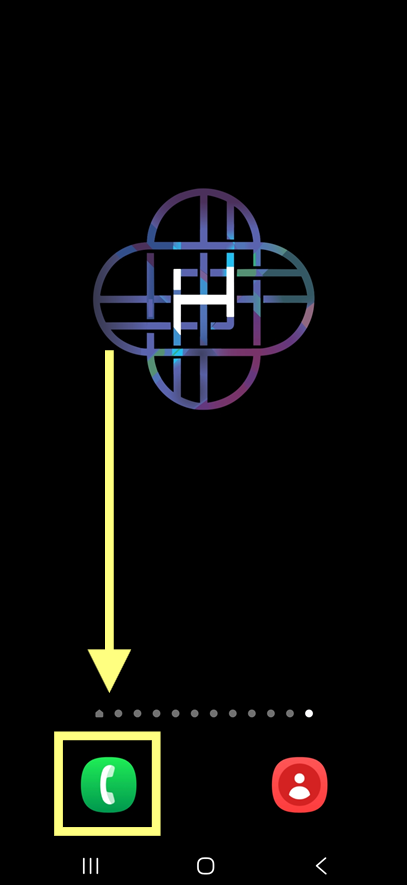 방법 1: 전화 앱 실행하기