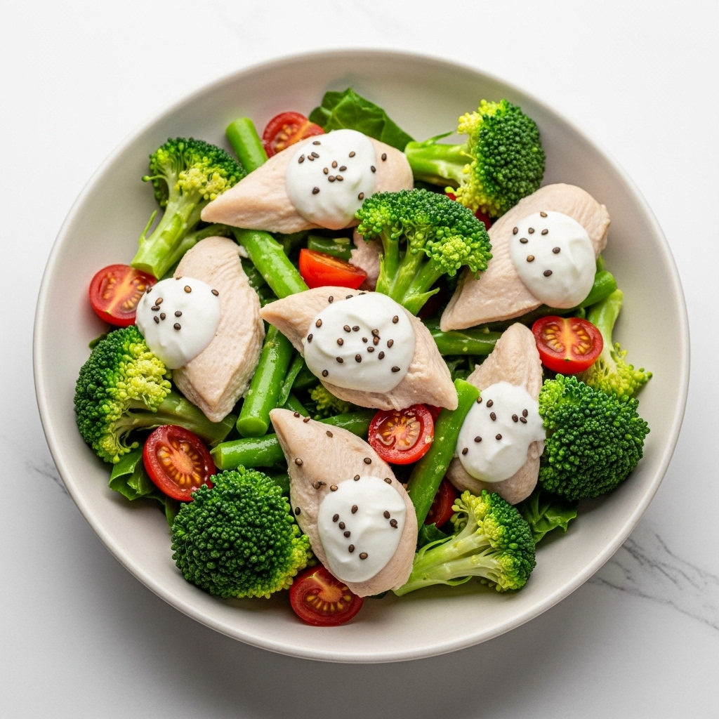 닭가슴살과 브로콜리 샐러드