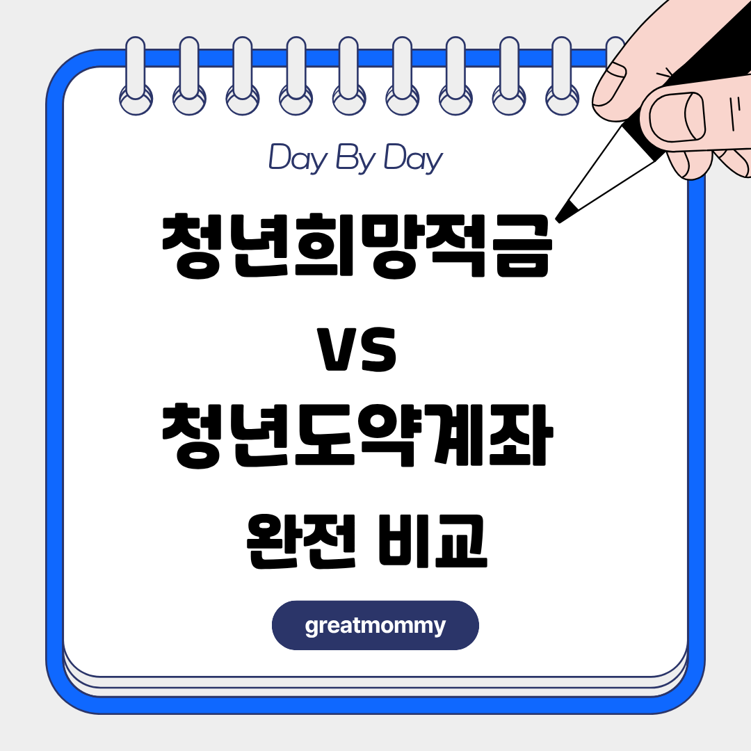 청년희망적금 vs 청년도약계좌 완전 비교