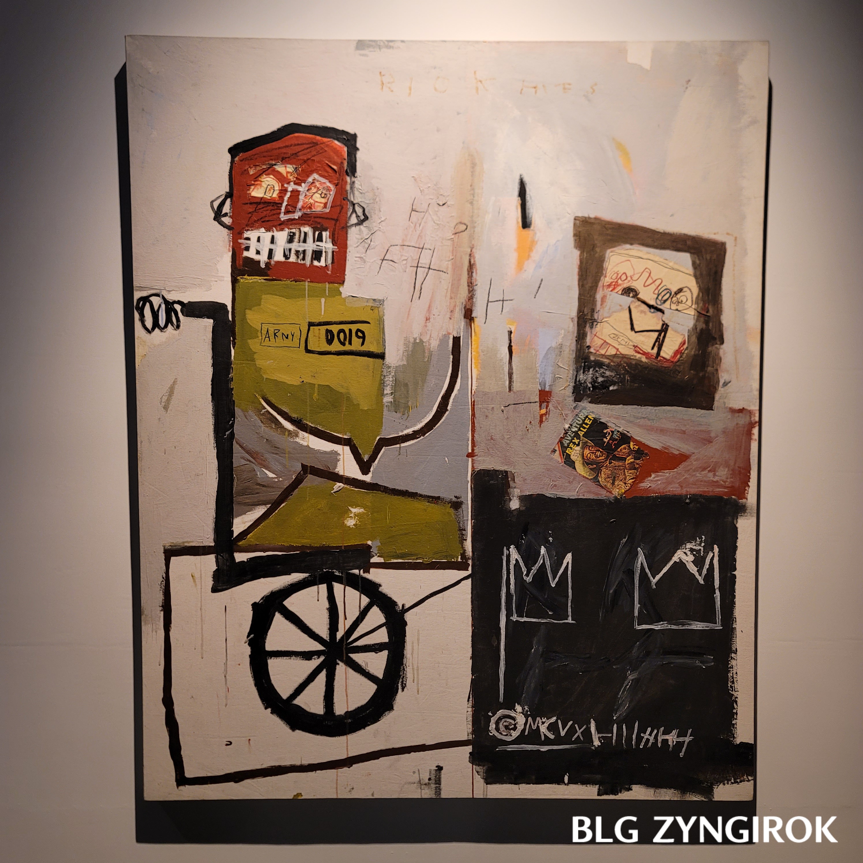 장미셀 바스키아 - 과거와 미래를 잇는 상징적 기호들