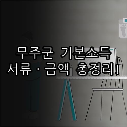 무주군 미성년자 기본소득 신청 서류와..