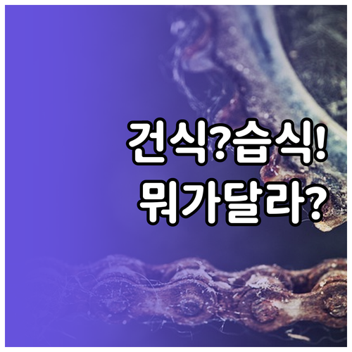 자전거 체인 관리 건식오일과 습식오일..